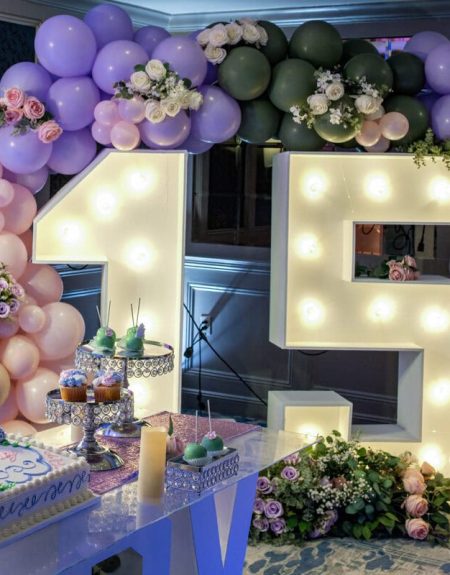 sweet 15 decor